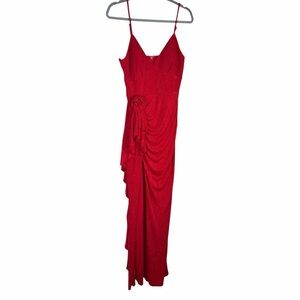 City Triangles Sparkling Elegant Red Evening Dress. NWT